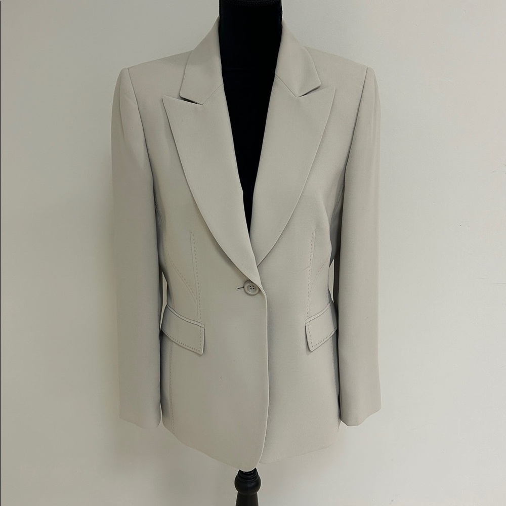 Tahari ASL Women's Beige Blazer, Size 10